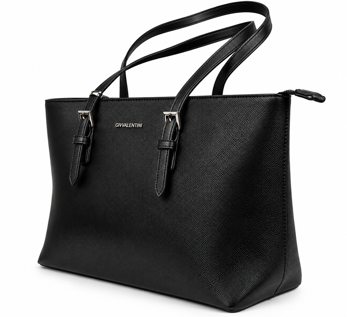 Elegante Damen Shopper Handtasche – Schwarz